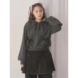 チャコールグレー | ribbon ribbon hoodie | merry jenny