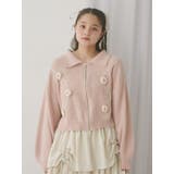 お花咲いたzipニットカーディガン | merry jenny | 詳細画像14