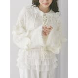 fluffy border cardigan | merry jenny | 詳細画像1