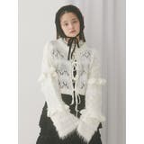 fluffy border cardigan | merry jenny | 詳細画像14