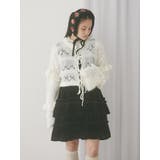 fluffy border cardigan | merry jenny | 詳細画像16