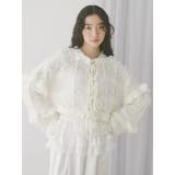 fluffy border cardigan | merry jenny | 詳細画像4