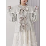 ライトグレー | セーラーリボンカーディガン | merry jenny