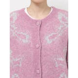 ribbon jacquard knit cardigan | merry jenny | 詳細画像27 