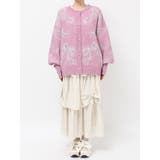 ribbon jacquard knit cardigan | merry jenny | 詳細画像32 