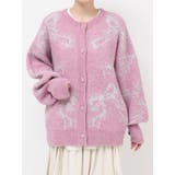 ribbon jacquard knit cardigan | merry jenny | 詳細画像38 