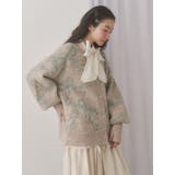 ribbon jacquard knit cardigan | merry jenny | 詳細画像7 