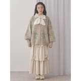 ribbon jacquard knit cardigan | merry jenny | 詳細画像9 