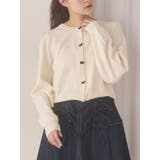 terrier button knit cardigan | merry jenny | 詳細画像1