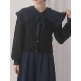 ブラック | terrier button knit cardigan | merry jenny