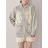 アイスブルー | bear cowichan knit | merry jenny