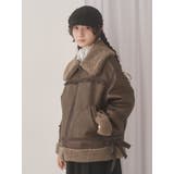 クリームボアムートンブルゾン | merry jenny | 詳細画像15