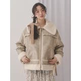 クリームボアムートンブルゾン | merry jenny | 詳細画像4