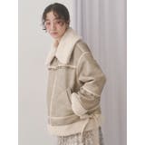 クリームボアムートンブルゾン | merry jenny | 詳細画像6