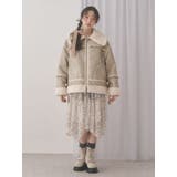 クリームボアムートンブルゾン | merry jenny | 詳細画像7