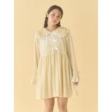 ベロアリボンミニワンピース | merry jenny | 詳細画像2