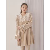 ベロアリボンミニワンピース | merry jenny | 詳細画像3