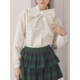 ミックス | frillタイリボンブラウス | merry jenny