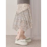 お花のリブニットパンツ | merry jenny | 詳細画像4 