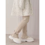 お花のリブニットパンツ | merry jenny | 詳細画像7 