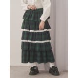 ティアードティアードチェックスカート | merry jenny | 詳細画像12