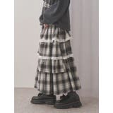 ティアードティアードチェックスカート | merry jenny | 詳細画像20