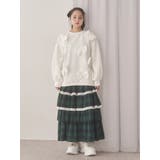 ティアードティアードチェックスカート | merry jenny | 詳細画像24