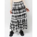 ティアードティアードチェックスカート | merry jenny | 詳細画像45