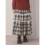 ティアードティアードチェックスカート | merry jenny | 詳細画像6