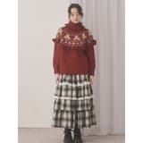 ティアードティアードチェックスカート | merry jenny | 詳細画像7