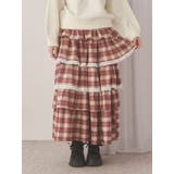 ティアードティアードチェックスカート | merry jenny | 詳細画像8