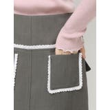 ribbon lace mini skirt | merry jenny | 詳細画像18 