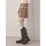 ribbon lace mini skirt | merry jenny | 詳細画像4 