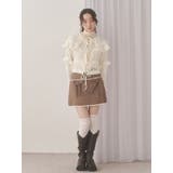 ribbon lace mini skirt | merry jenny | 詳細画像8 