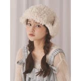 オフホワイト | レースドッキングボアハット | merry jenny