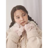 ピンク | りぼんりぼんニットグローブ | merry jenny