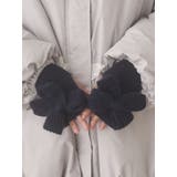 ネイビー | りぼんりぼんニットグローブ | merry jenny