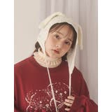 animal lace knit cap | merry jenny | 詳細画像2 