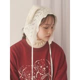 animal lace knit cap | merry jenny | 詳細画像4 