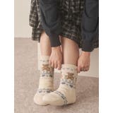 もこもこbear knit socks | merry jenny | 詳細画像5