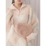 ピンク | fluffy heart bag | merry jenny
