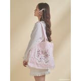 Dream Garden-tulip ribbon lace tote | merry jenny | 詳細画像1 