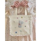 アイボリー | New Wave Sugar cat square bag | merry jenny