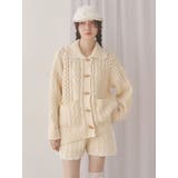 toggle button knit cardigan | merry jenny | 詳細画像5