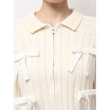 ribbon washed zip kinit | merry jenny | 詳細画像17