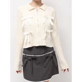 ribbon washed zip kinit | merry jenny | 詳細画像26