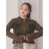 ribbon washed zip kinit | merry jenny | 詳細画像8