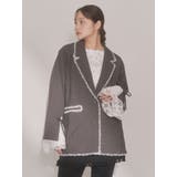 lace slit ribbon jacket | merry jenny | 詳細画像18 