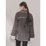 lace slit ribbon jacket | merry jenny | 詳細画像20 