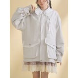 オフホワイト | デコラティブワークブルゾン | merry jenny